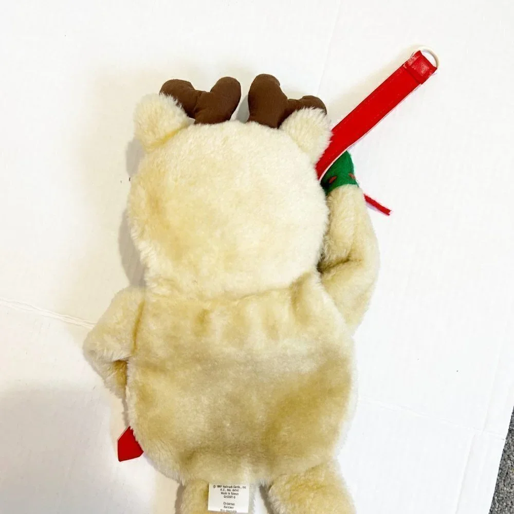 🌷SALE Vintage Hallmark Christmas 1981 Reindeer Card Carrier Collectible - Picture 7 of 12